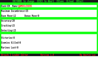 Breach II Leader Editor — screenshot 1